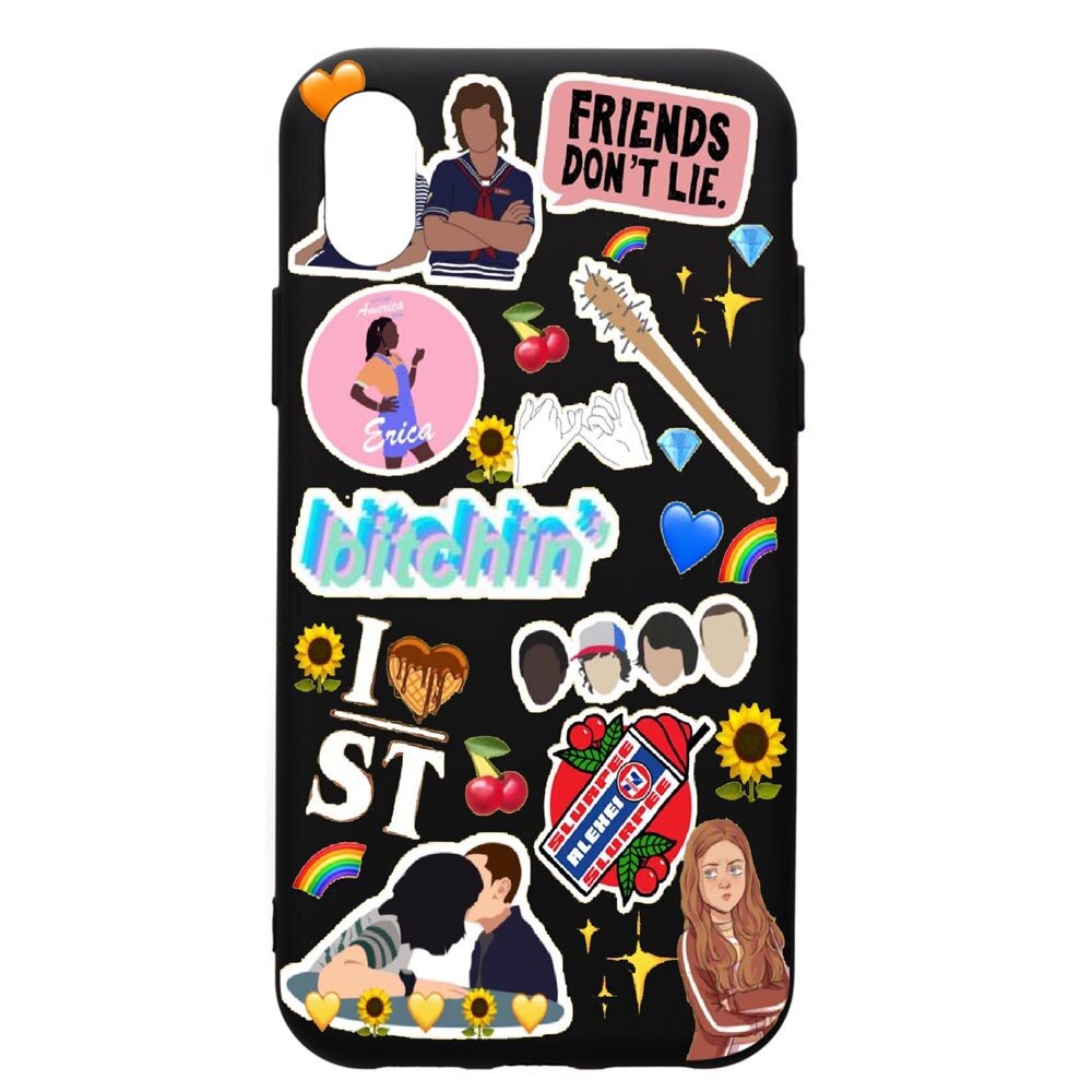 Husa de protectie Xiaomi Redmi 7A, Stranger Things, silicon, cu interiorul din material textil, protectie camera, PB376