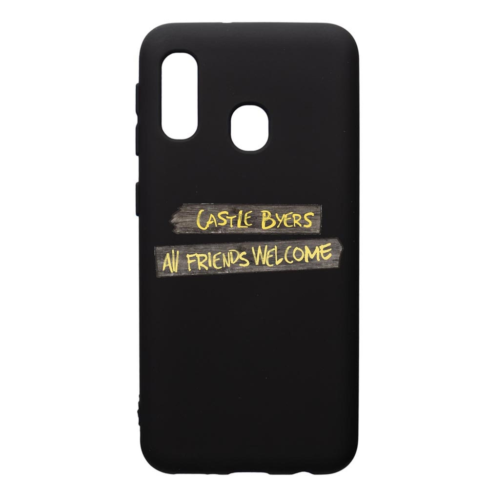 Husa de protectie Samsung Galaxy A20E, Stranger Things, silicon, cu interiorul din material textil, protectie camera, PB375