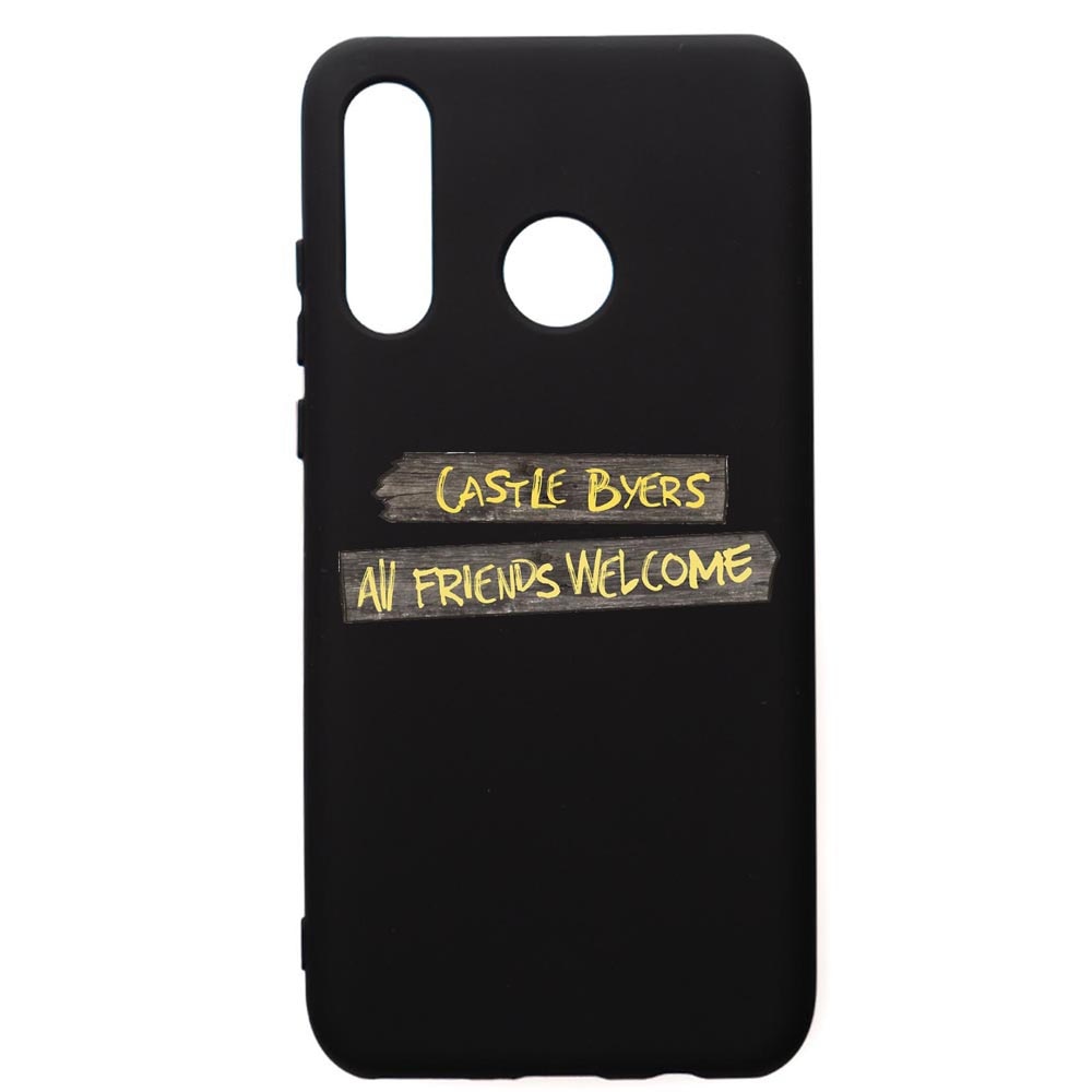 Husa de protectie Huawei P30 Lite, Stranger Things, silicon, cu interiorul din material textil, protectie camera, PB375