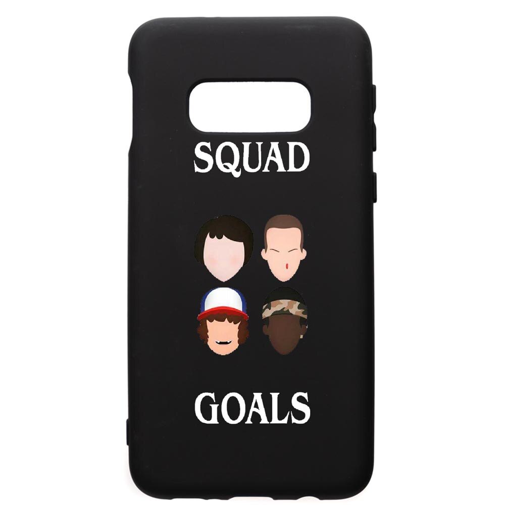 Husa de protectie Samsung Galaxy S10E, Stranger Things, silicon, cu interiorul din material textil, protectie camera, PB374