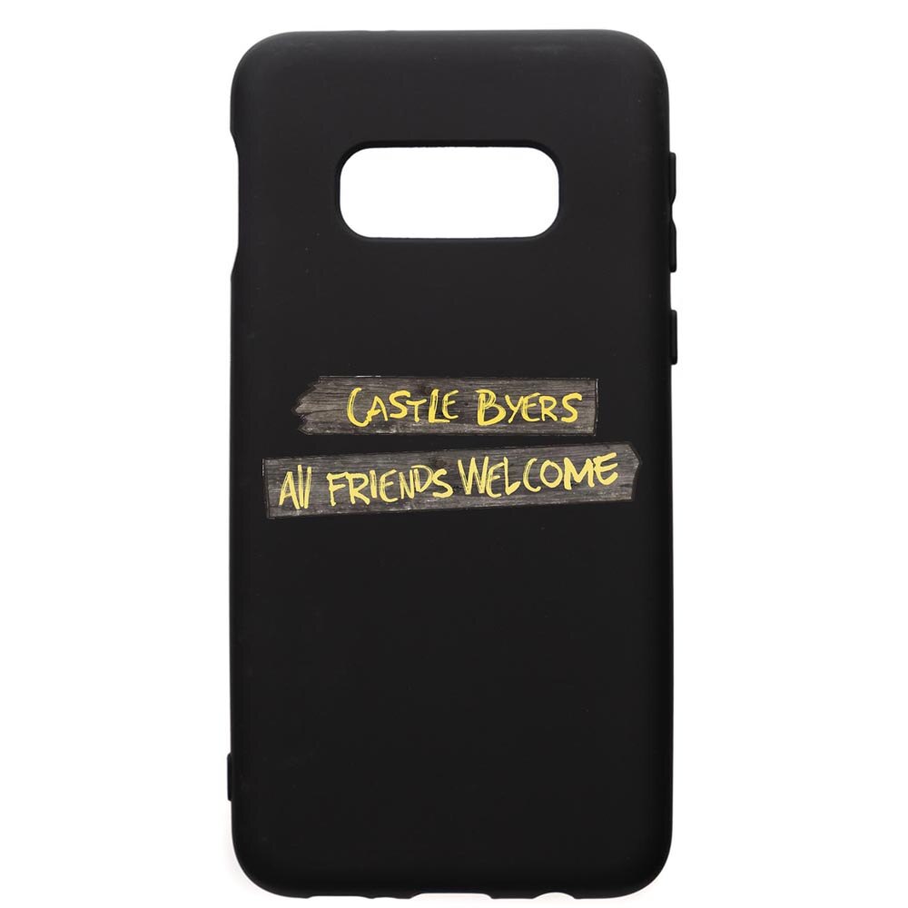 Husa de protectie Samsung Galaxy S10E, Stranger Things, silicon, cu interiorul din material textil, protectie camera, PB375