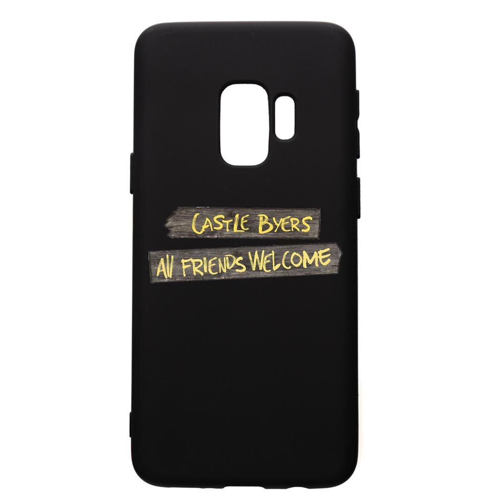 Husa de protectie Samsung Galaxy S9, Stranger Things, silicon, cu interiorul din material textil, protectie camera, PB375