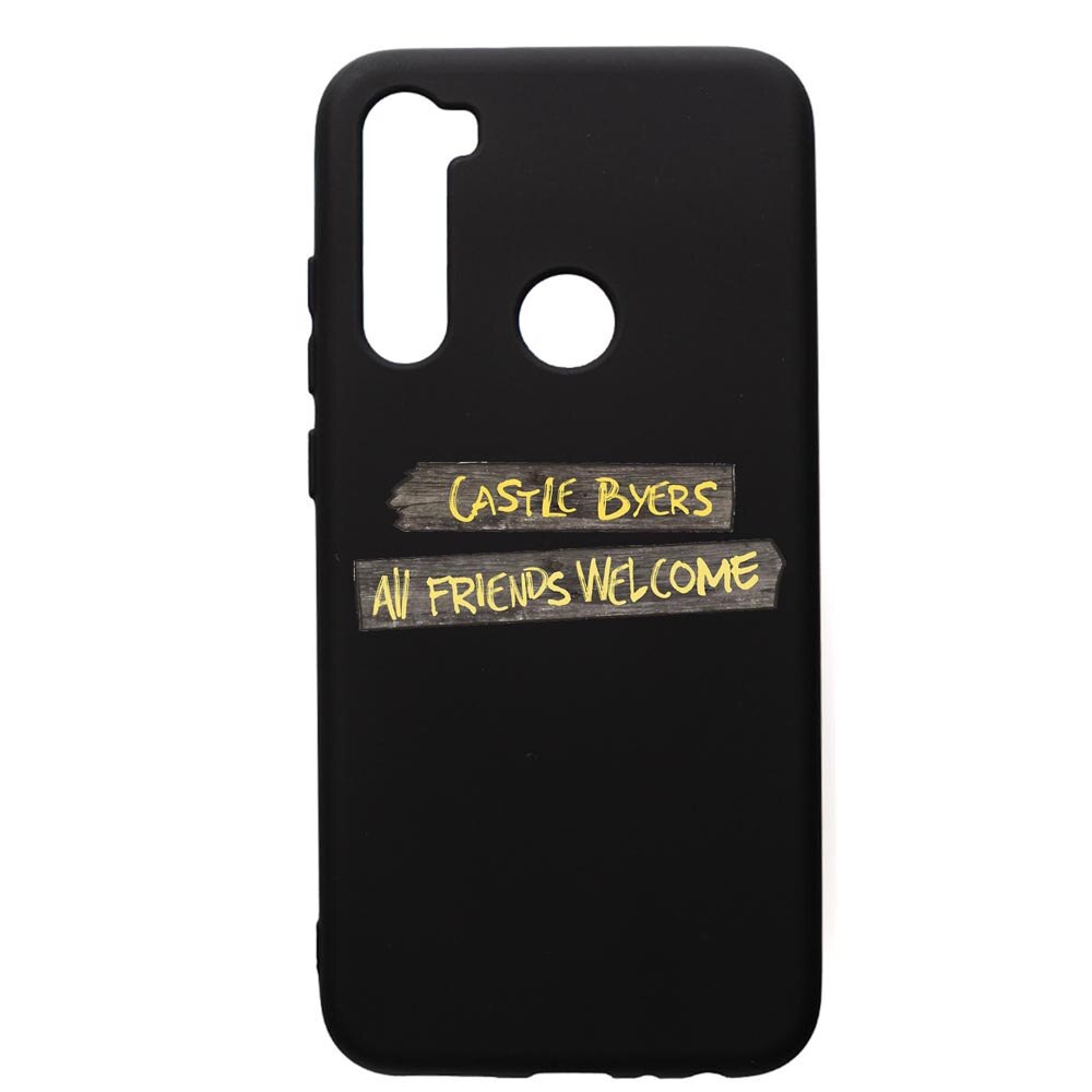 Husa de protectie Xiaomi Redmi Note 8, Stranger Things, silicon, cu interiorul din material textil, protectie camera, PB375