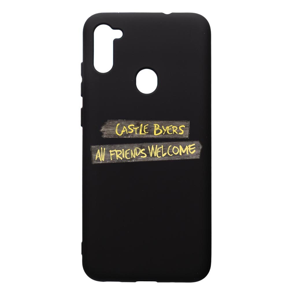 Husa de protectie Samsung Galaxy A11, Stranger Things, silicon, cu interiorul din material textil, protectie camera, PB375