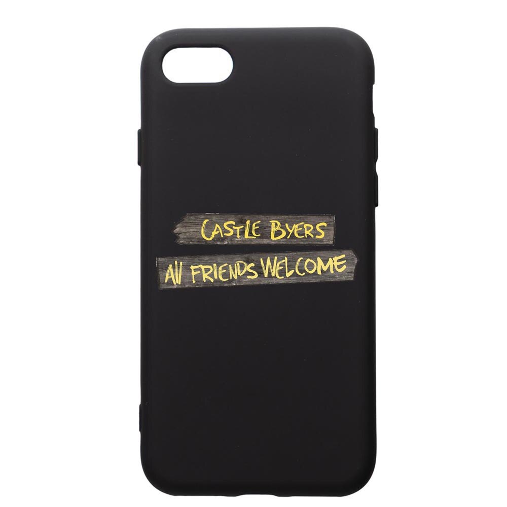 Husa de protectie Apple iPhone SE 2 / iPhone 8 / iPhone 7, Stranger Things, silicon, cu interiorul din material textil, protectie camera, PB375