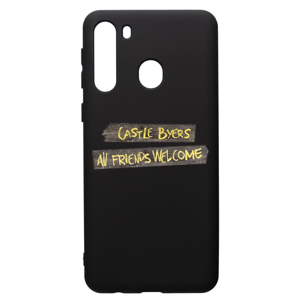 Husa de protectie Samsung Galaxy A21S, Stranger Things, silicon, cu interiorul din material textil, protectie camera, PB375