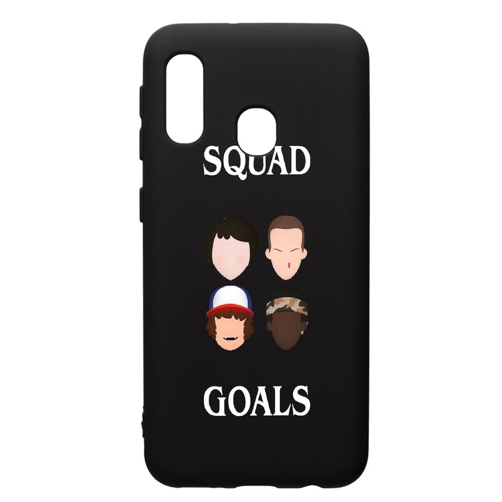 Husa de protectie Samsung Galaxy A20E, Stranger Things, silicon, cu interiorul din material textil, protectie camera, PB374