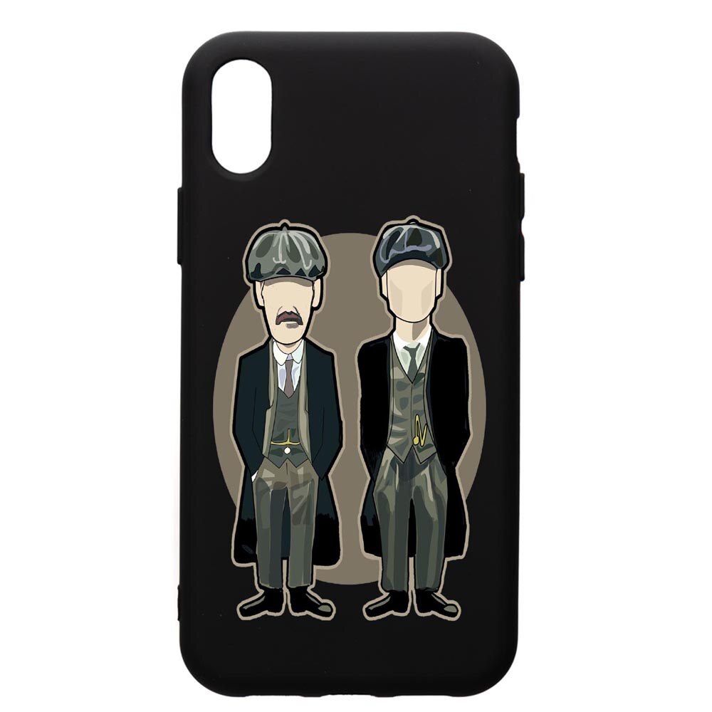 Husa de protectie Xiaomi Redmi 7A, Peaky Blinders, silicon, cu interiorul din material textil, protectie camera, PB383