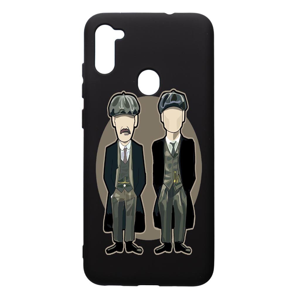 Husa de protectie Samsung Galaxy A11, Peaky Blinders, silicon, cu interiorul din material textil, protectie camera, PB383