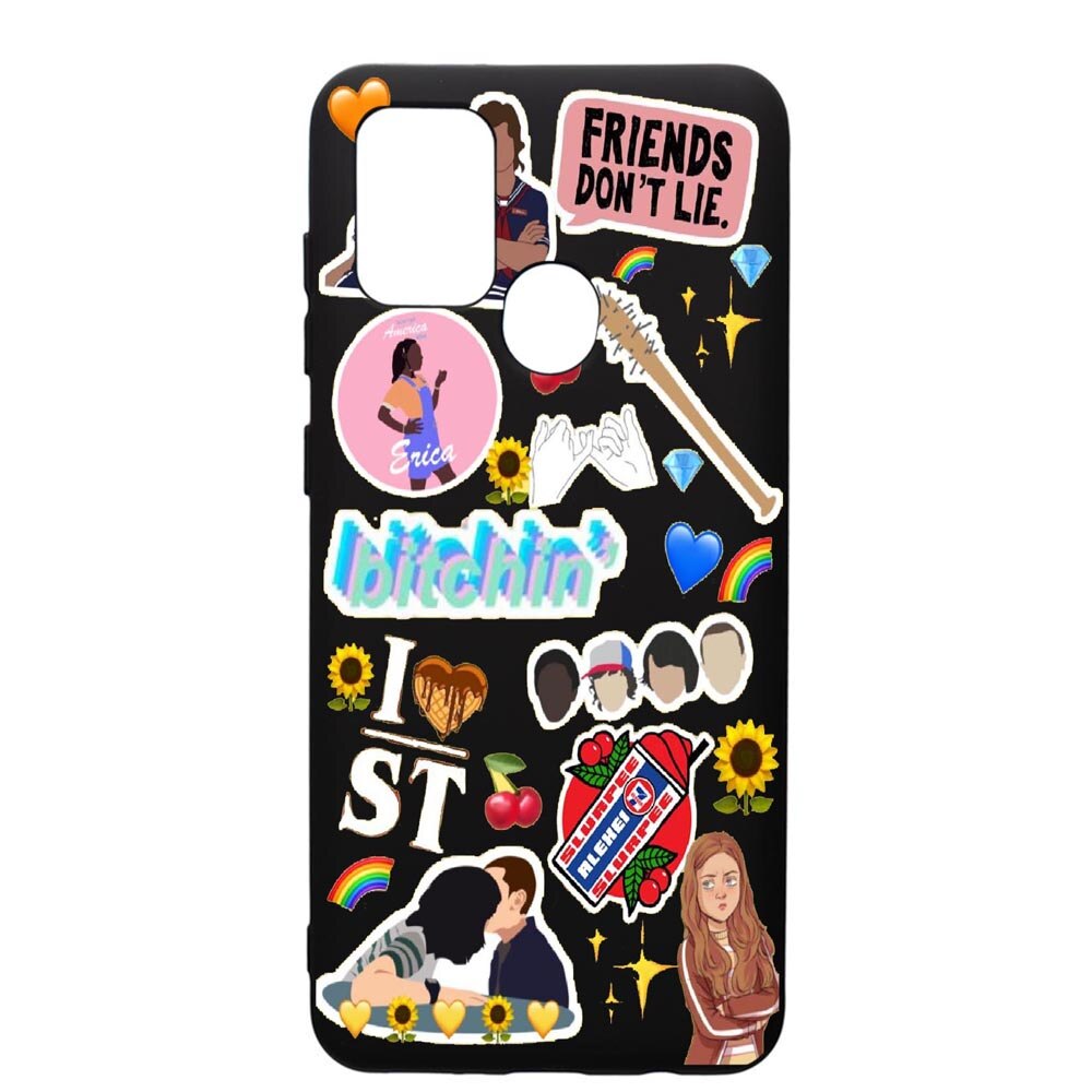 Husa de protectie Samsung Galaxy A21, Stranger Things, silicon, cu interiorul din material textil, protectie camera, PB376