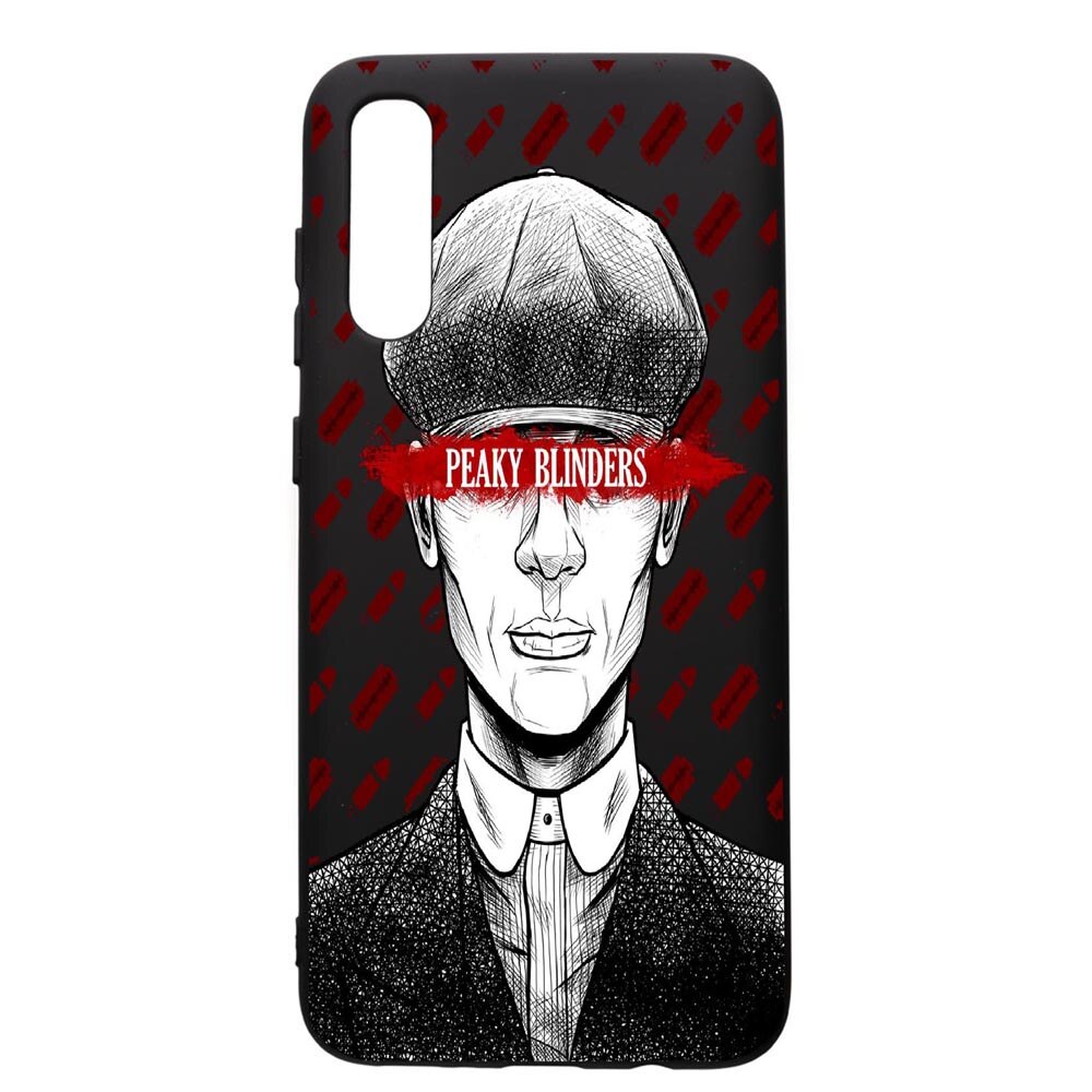 Husa de protectie Samsung Galaxy A50, Peaky Blinders, silicon, cu interiorul din material textil, protectie camera, PB380