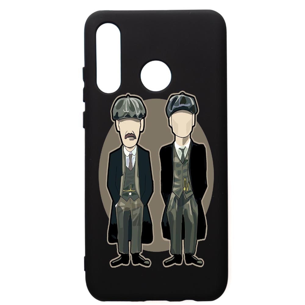 Husa de protectie Huawei P30 Lite, Peaky Blinders, silicon, cu interiorul din material textil, protectie camera, PB383