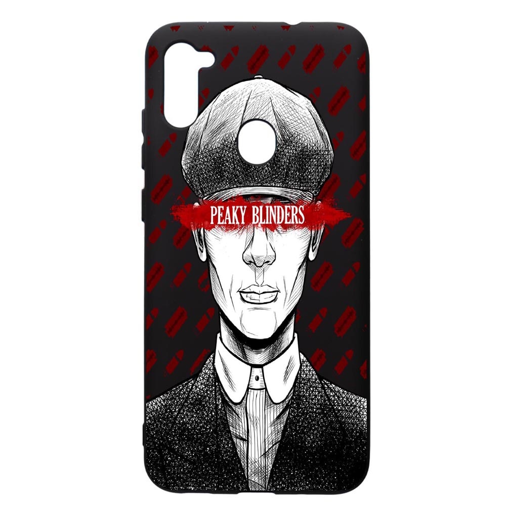 Husa de protectie Samsung Galaxy A11, Peaky Blinders, silicon, cu interiorul din material textil, protectie camera, PB380