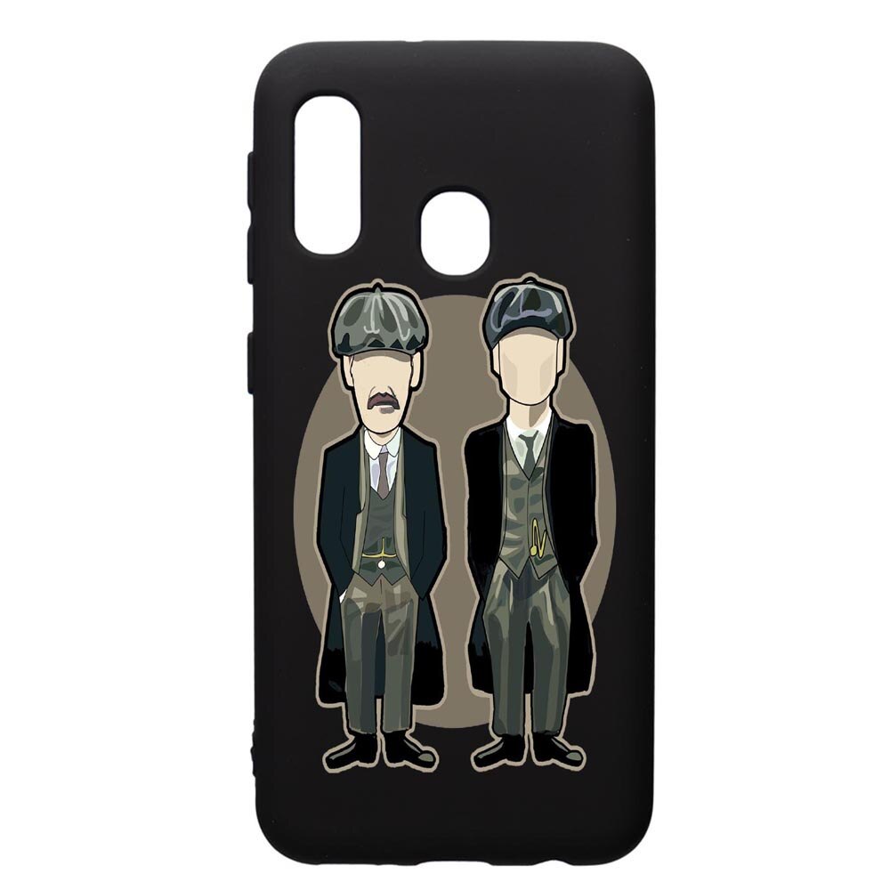 Husa de protectie Samsung Galaxy A20E, Peaky Blinders, silicon, cu interiorul din material textil, protectie camera, PB383