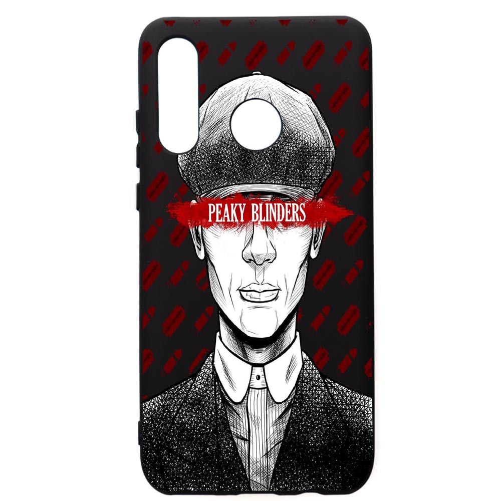 Husa de protectie Huawei P30 Lite, Peaky Blinders, silicon, cu interiorul din material textil, protectie camera, PB380