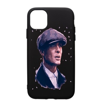 Husa de protectie Apple iPhone 11, Peaky Blinders, silicon, cu interiorul din material textil, protectie camera, PB387 Husa de protectie Apple iPhone 11, Peaky Blinders, silicon, cu interiorul din material textil, protectie camera, PB387