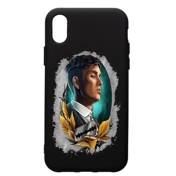 Husa de protectie Samsung Galaxy A10, Peaky Blinders, silicon, cu interiorul din material textil, protectie camera, PB384 Husa de protectie Samsung Galaxy A10, Peaky Blinders, silicon, cu interiorul din material textil, protectie camera, PB384