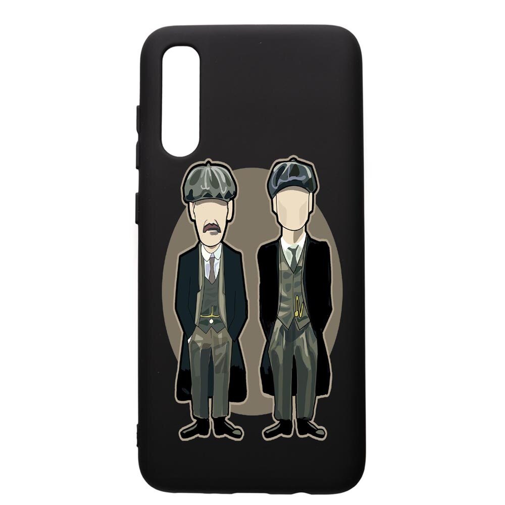 Husa de protectie Samsung Galaxy A50, Peaky Blinders, silicon, cu interiorul din material textil, protectie camera, PB383
