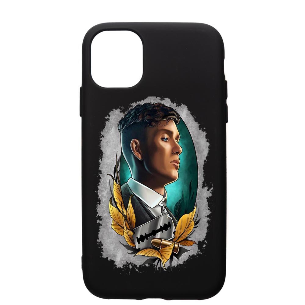 Husa de protectie Apple iPhone 12, Peaky Blinders, silicon, cu interiorul din material textil, protectie camera, PB384