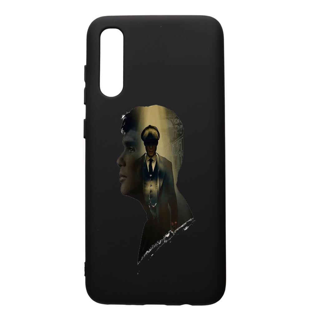 Husa de protectie Samsung Galaxy A70, Peaky Blinders, silicon, cu interiorul din material textil, protectie camera, PB385