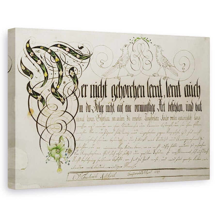 Tablou canvas - Caspar David Friedrich - Foaie de album, 60 x 90 cm