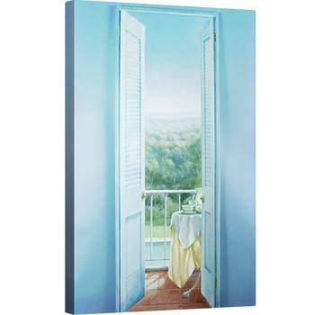 Tablou canvas - Lincoln Seligman - Mic dejun, St Maxime, 80 x 120cm Tablou canvas - Lincoln Seligman - Mic dejun, St Maxime, 80 x 120cm