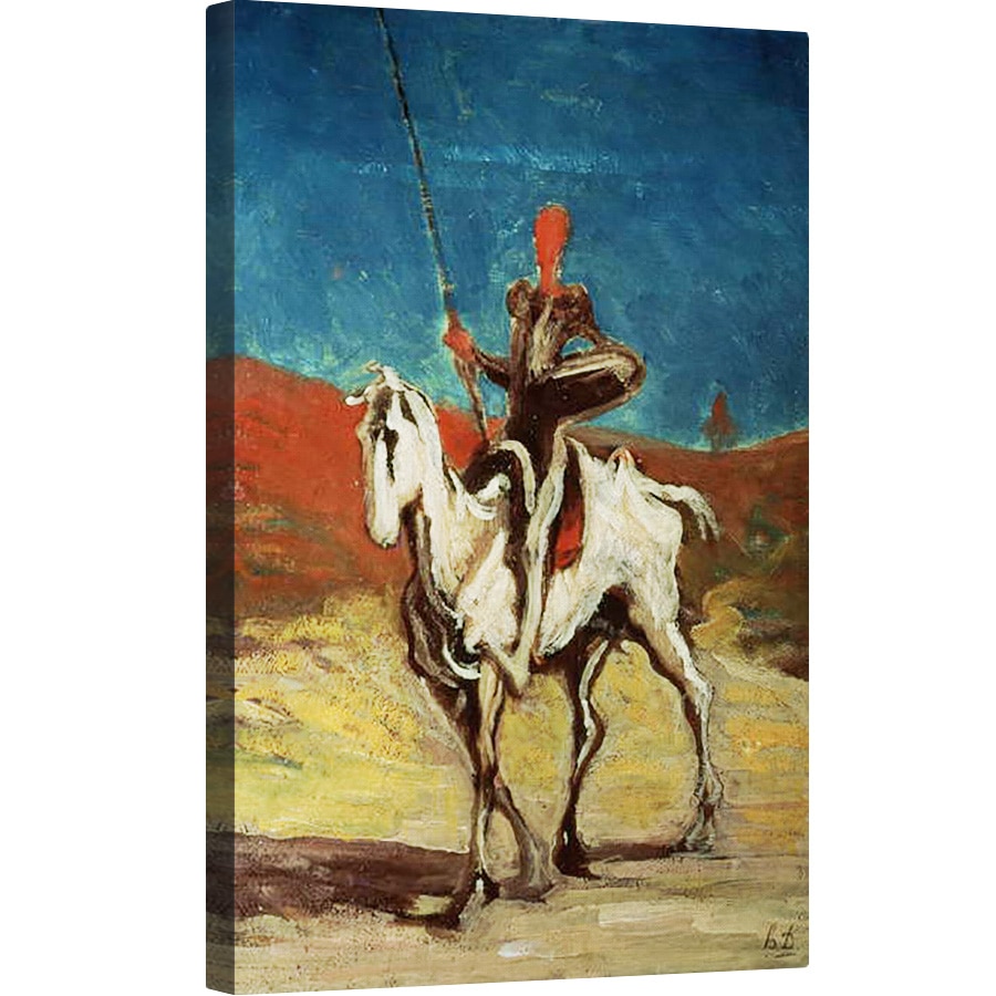Tablou canvas - Honore Daumier - Don Quijote, 80 x 120cm