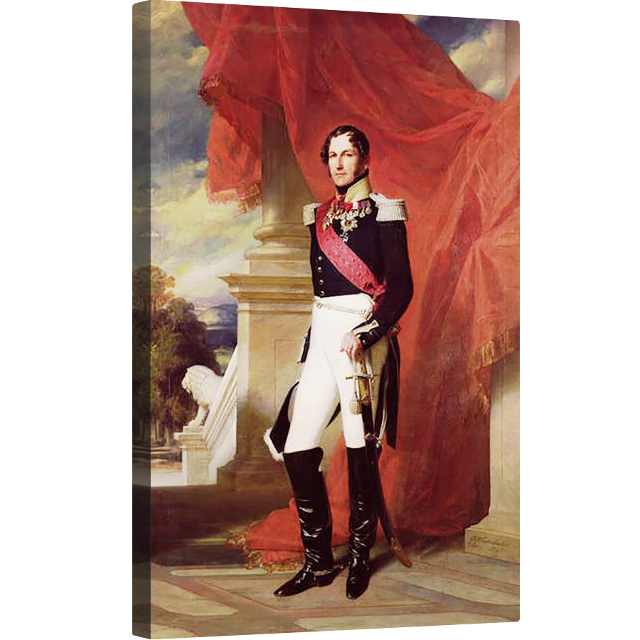 Tablou canvas - Franz Xaver Winterhalter - Leopold I 1790-1865 1840, 80 x 120cm