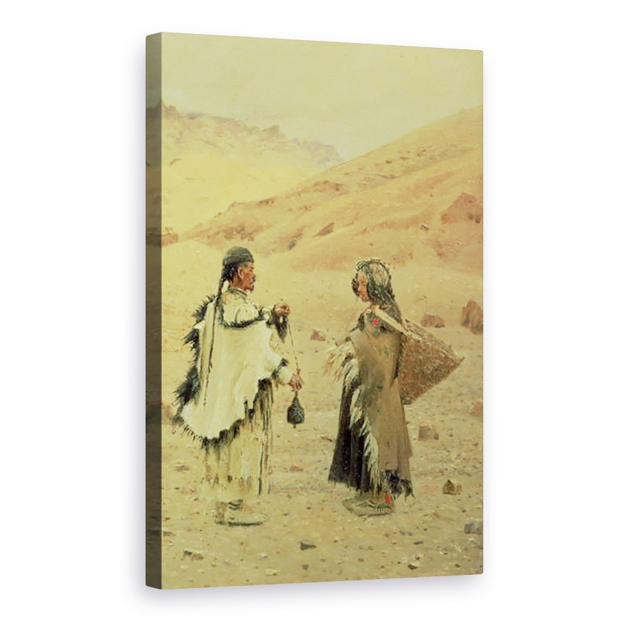 Tablou canvas - Piotr Petrovitch Weretshchagin - Tibetanii de Vest, 60 x 90 cm