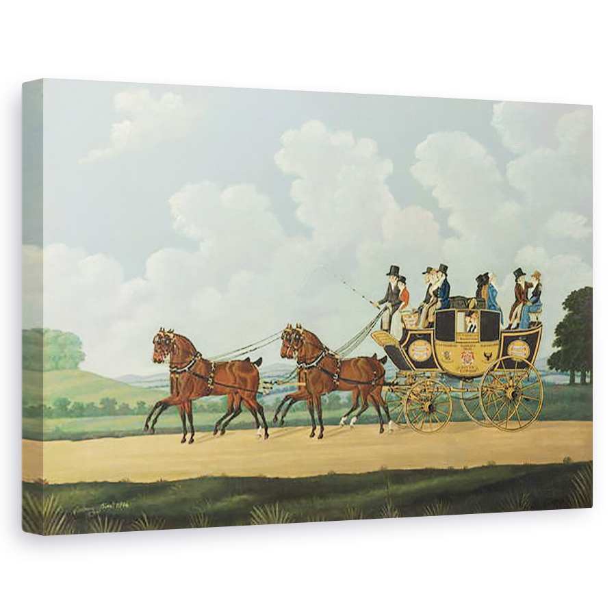 Tablou canvas - John Cordrey - J. & W. Chaplin Dover-London Scena pe drum, 60 x 90 cm