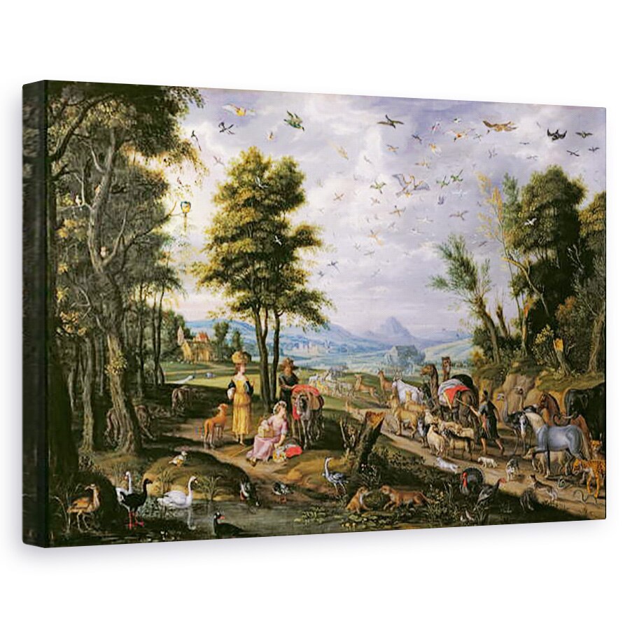 Tablou canvas - Isaak van Oosten - Intrarea in Arca, 60 x 90 cm