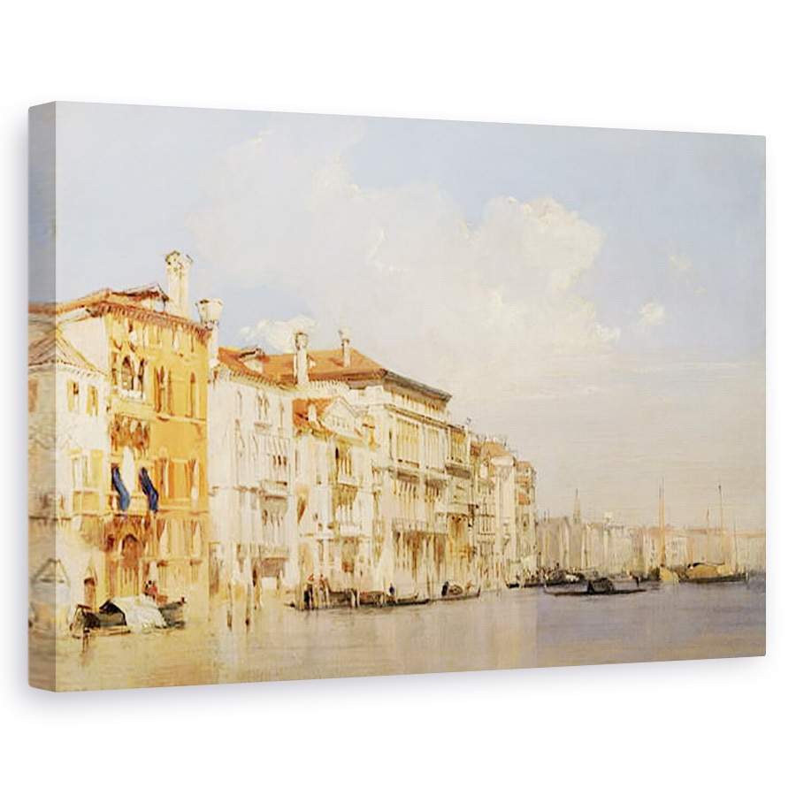 Tablou canvas - Richard Parkes Bonington - Canal Grande, 60 x 90 cm