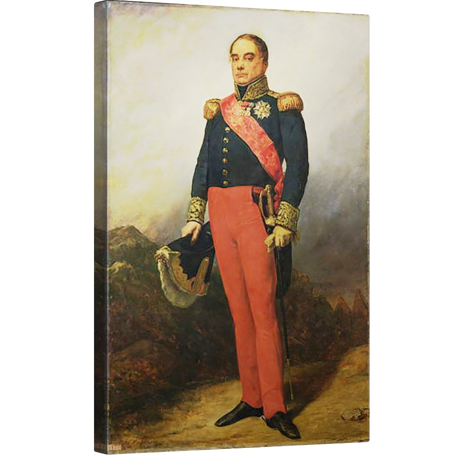 Tablou canvas - Charles-Philippe Lariviere - Georges Mouton 1770-1838 Conte de Lobau, 80 x 120cm