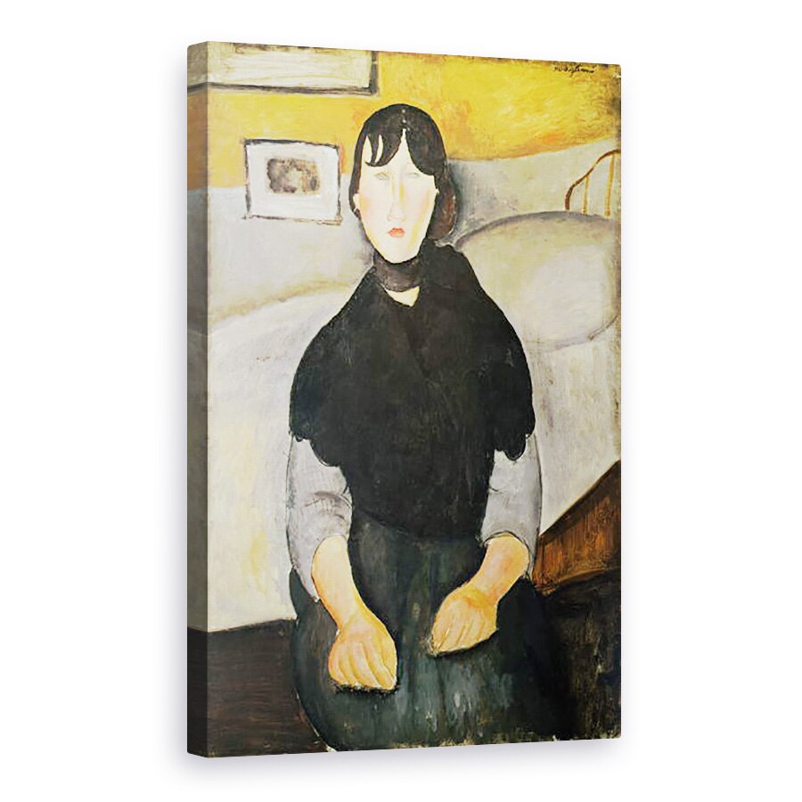 Tablou canvas - Amedeo Modigliani - Tanara a Poporului, 60 x 90 cm