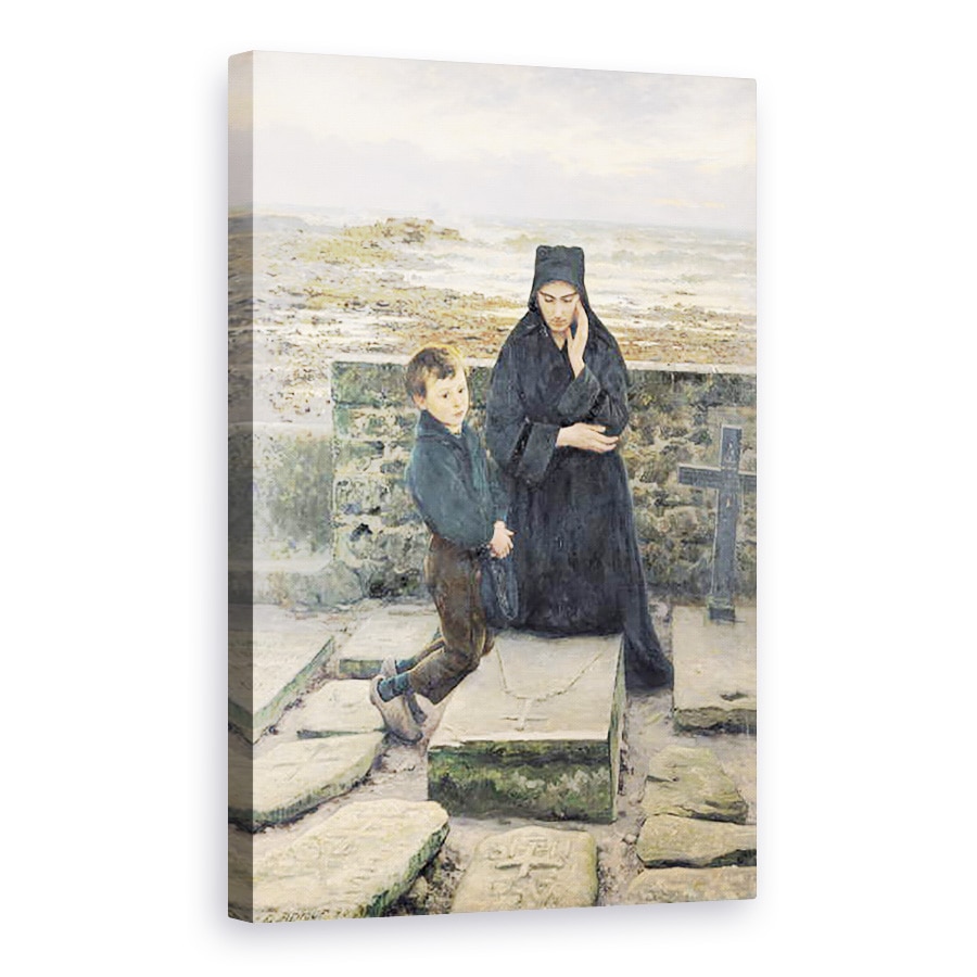 Tablou canvas - Emile Renouf - Vaduva lui Ile de Sein, 60 x 90 cm
