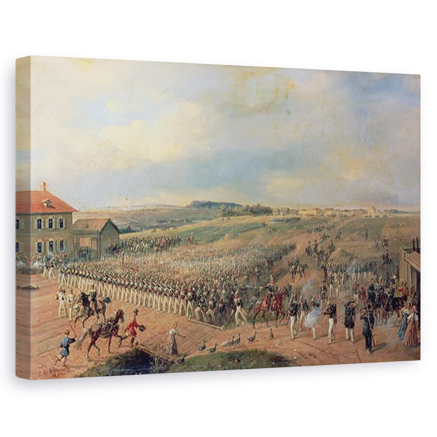 Tablou canvas - Gustav Schwartz - Manoeuvres, 80 x 120cm