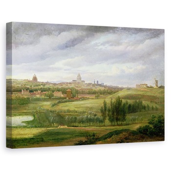 Tablou canvas - Jean Baptiste Gabriel Langlace - Vedere la Paris de la Butte aux Cailles, 60 x 90 cm Tablou canvas - Jean Baptiste Gabriel Langlace - Vedere la Paris de la Butte aux Cailles, 60 x 90 cm