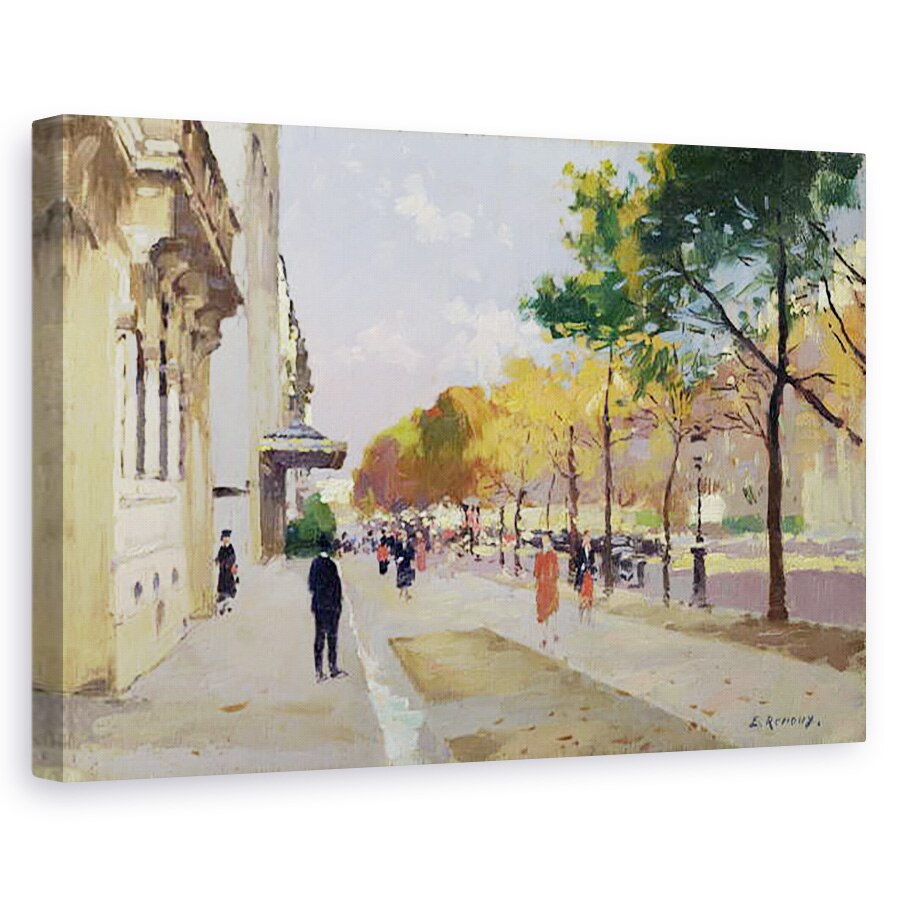 Tablou canvas - Jules Ernest Renoux - Bulevardul Montaigne, 60 x 90 cm