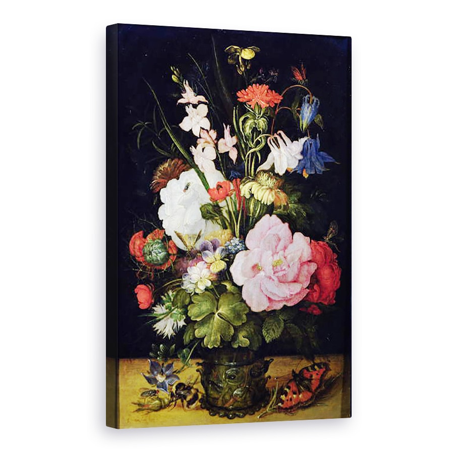 Tablou canvas - Roelandt Jacobsz. Savery - Flori intr-o vaza, 60 x 90 cm