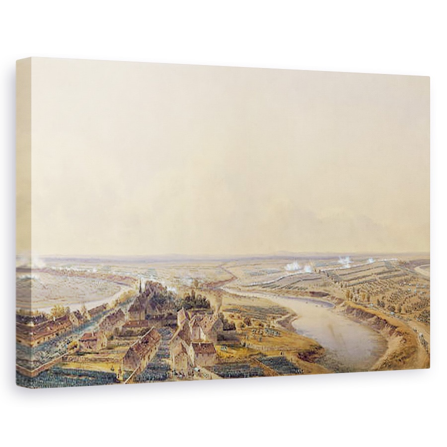 Tablou canvas - Jean Antoine Simeon Fort - Batalia de la Friedland, 60 x 90 cm