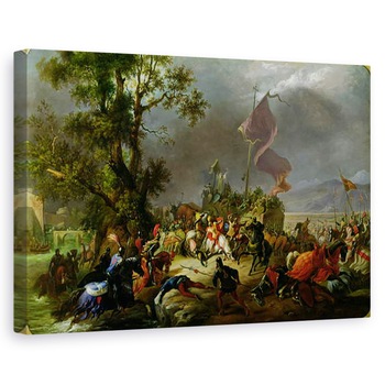 Tablou canvas - Massimo Taparelli d' Azeglio - Batalia de la Legnano in 1176, 80 x 120cm Tablou canvas - Massimo Taparelli d' Azeglio - Batalia de la Legnano in 1176, 80 x 120cm