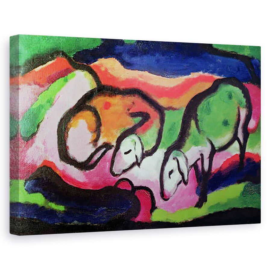Tablou canvas - Franz Marc - Ovine, 60 x 90 cm