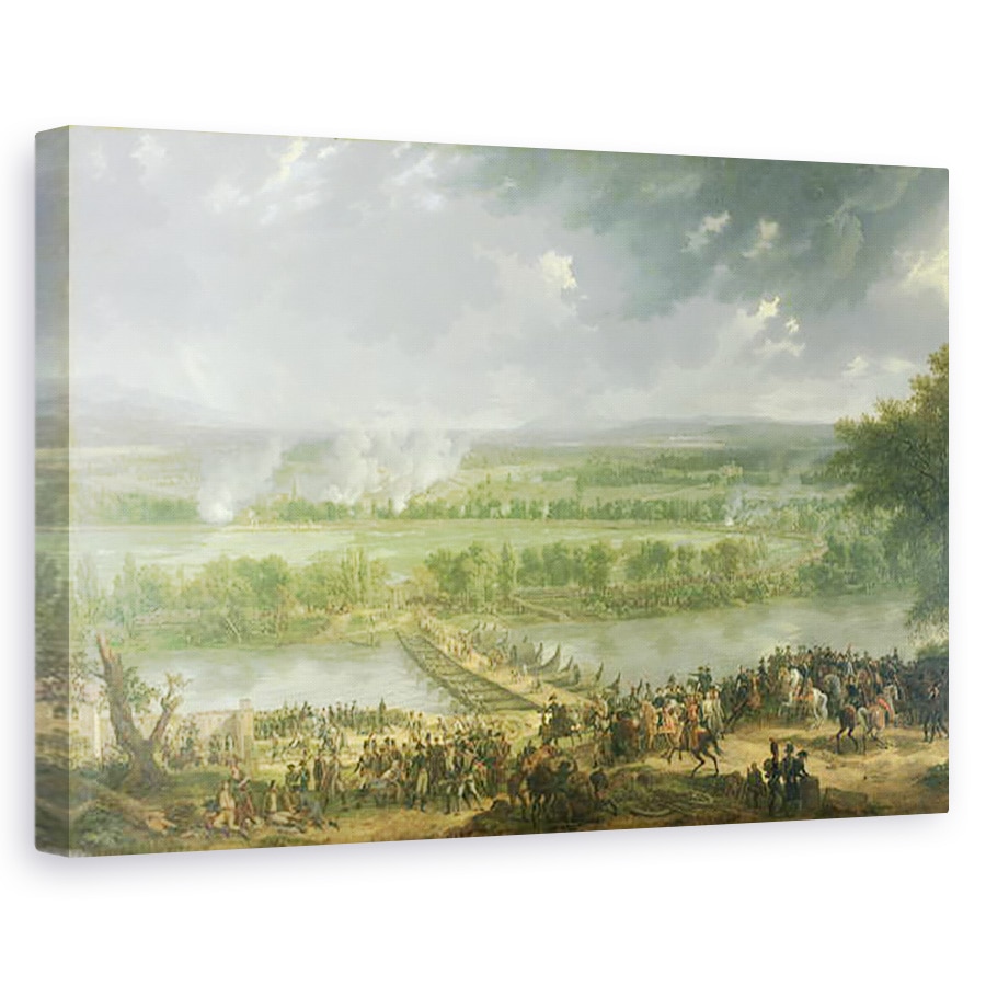 Tablou canvas - Baron Louis Albert Bacler d'Albe - Batalia de la Pont dArcole, 15-17 noiembrie 1796, 80 x 120cm