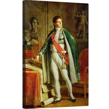 Tablou canvas - Jacques Augustin Catherine Pajou - Louis Alexandre Berthier 1753-1815 Arata o harta a padurii Fontainebleau, 60 x 90 cm Tablou canvas - Jacques Augustin Catherine Pajou - Louis Alexandre Berthier 1753-1815 Arata o harta a padurii Fontainebleau, 60 x 90 cm