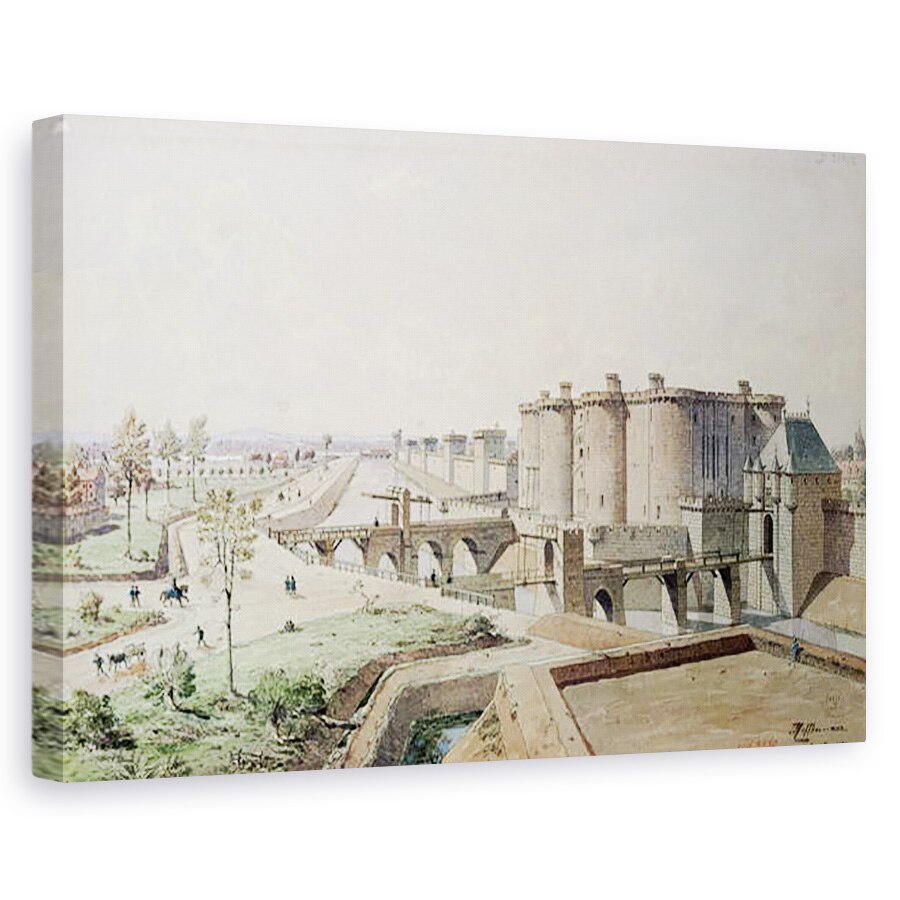 Tablou canvas - Theodor Josef Hubert Hoffbauer - Bastilia in 1420, 80 x 120cm