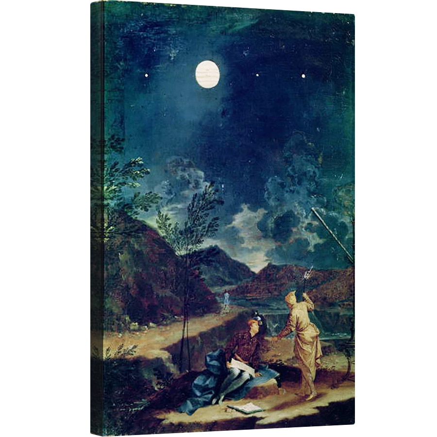 Tablou canvas - Donato Creti - Observatii astronomice, 60 x 90 cm