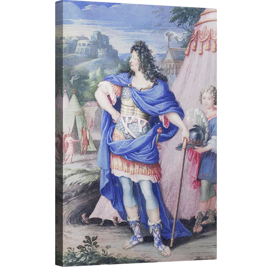 Tablou canvas - Scoala franceza - Portret De Ludovic al XIV-lea 1638 Regele Frantei, 40 x 60 cm