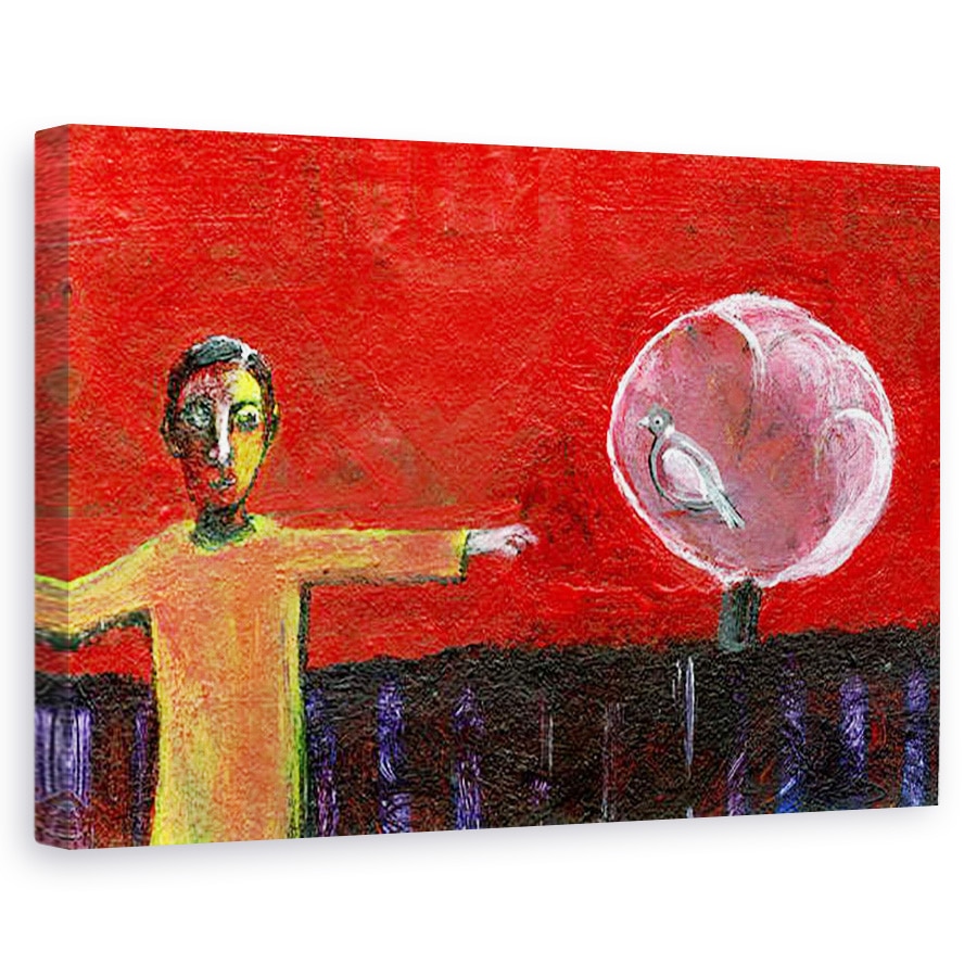 Tablou canvas - Gigi Sudbury - Copac Porumbelul Lemn, 2006, 60 x 90 cm