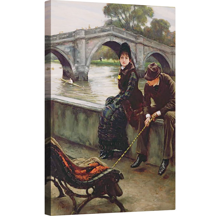 Tablou canvas - James Jacques Joseph Tissot - Richmond Bridge, 60 x 90 cm
