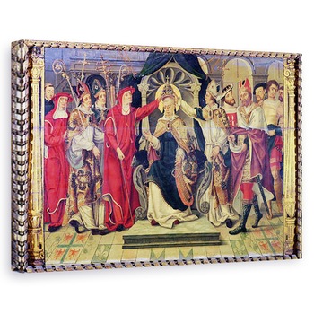 Tablou canvas - Scoala franceza - incoronarea papei Celestina V c.1215-96 in august 1294, 60 x 90 cm Tablou canvas - Scoala franceza - incoronarea papei Celestina V c.1215-96 in august 1294, 60 x 90 cm